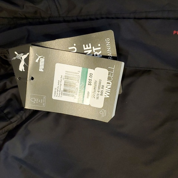 Puma Pivot Half Zip Windbreaker Jacket Size Large - Picture 5 of 8